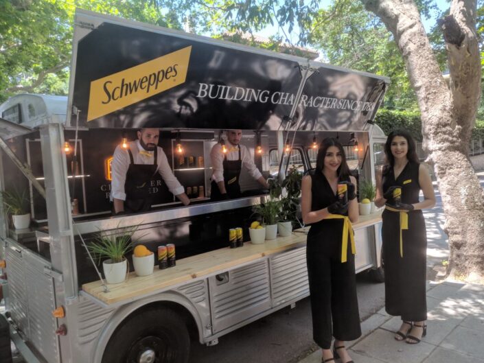 Citroen H van long edition for Schweppes by smartmovingmedia